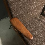 CHAISE BOOMERANG POUR FRANCE & SON PAR HVIDT & MOLGAARD NIELSEN