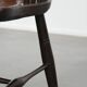 Antique English Windsor chair from the 18th century with spindled backrest