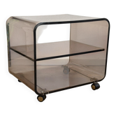 Smoked Plexiglas coffee table
