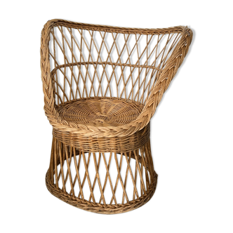 Rattan armchair