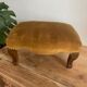 Antique footrest bench
