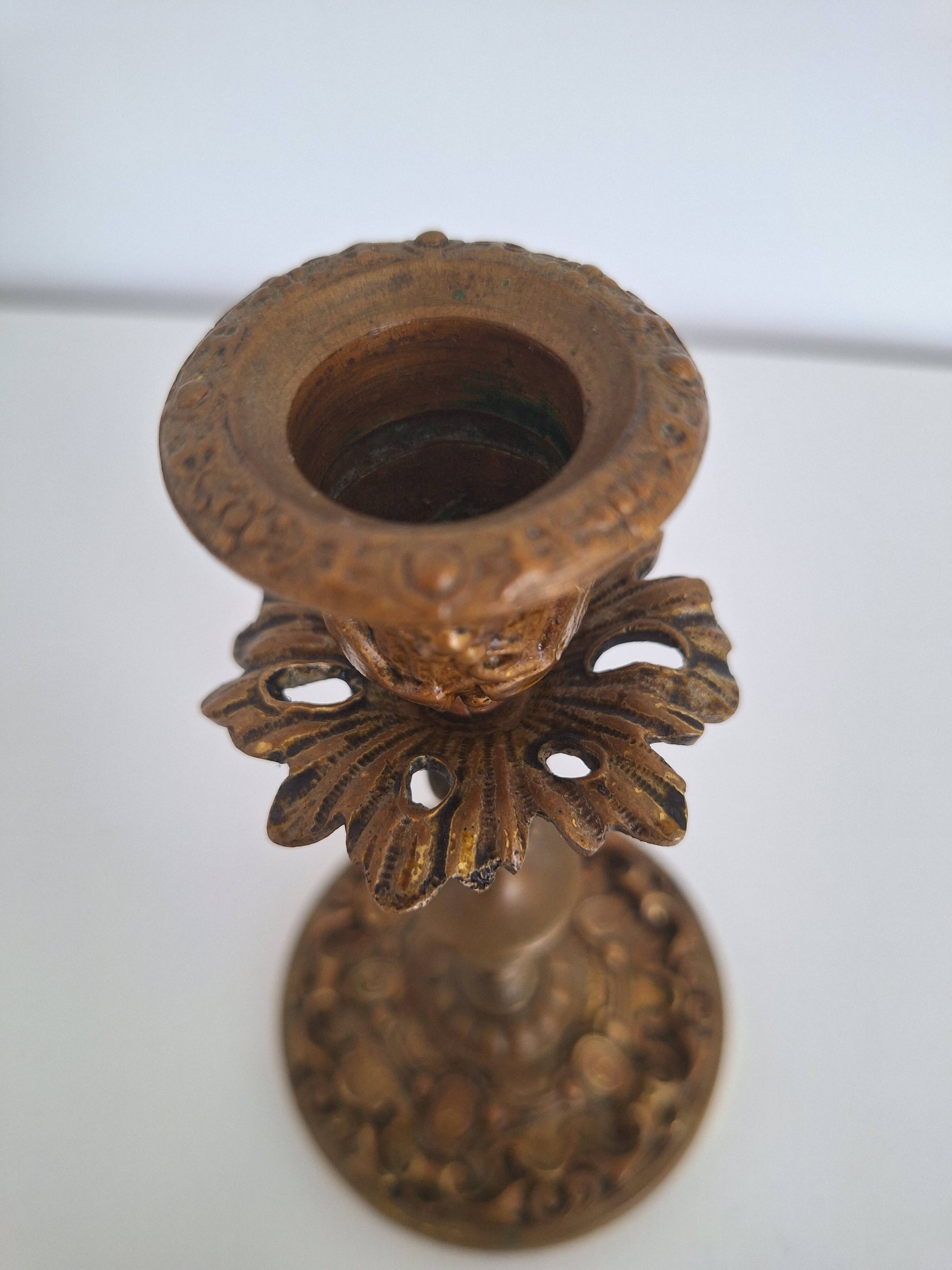 Baroque candle holder