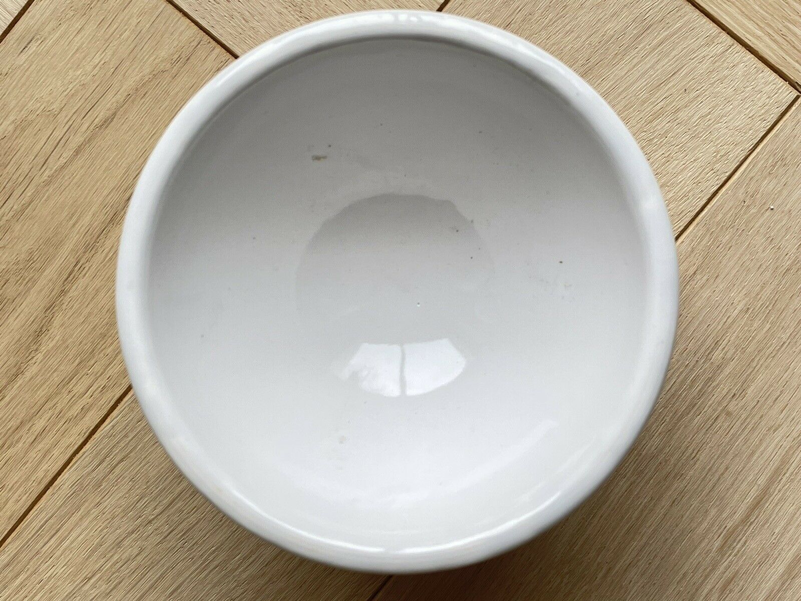 Bowl in faience chocolate menier advertising grocery hbcm