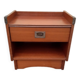 Navy bedside table