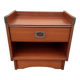 Navy bedside table