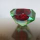 Sommerso Murano glass ashtray by Flavio Poli for Seguso 1960