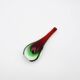 Murano Soliflore Vase - Flavio Poli - Sommerso Red Green 19cm