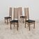 Set Da Pranzo Composto Da 4 Sedie Con Schienale A Scaletta Design 70’s