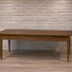 Large extendable wooden dining table – up to 3.41 m – 2 extensions