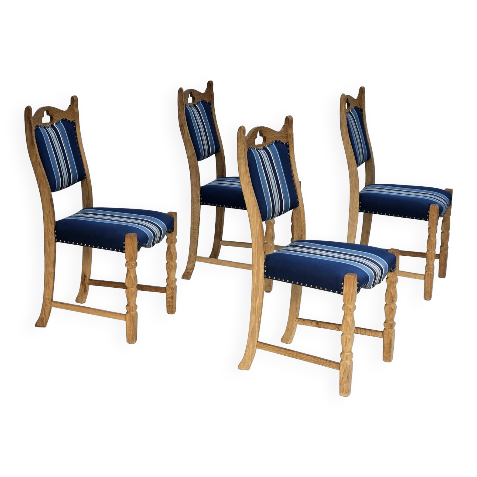 1960s, set of 4 pcs Danish dinning chairs, original very good condition.