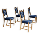 1960s, set of 4 pcs Danish dinning chairs, original very good condition.