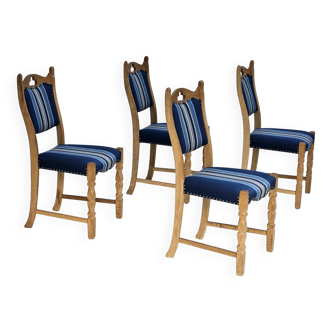 1960s, set of 4 pcs Danish dinning chairs, original very good condition.