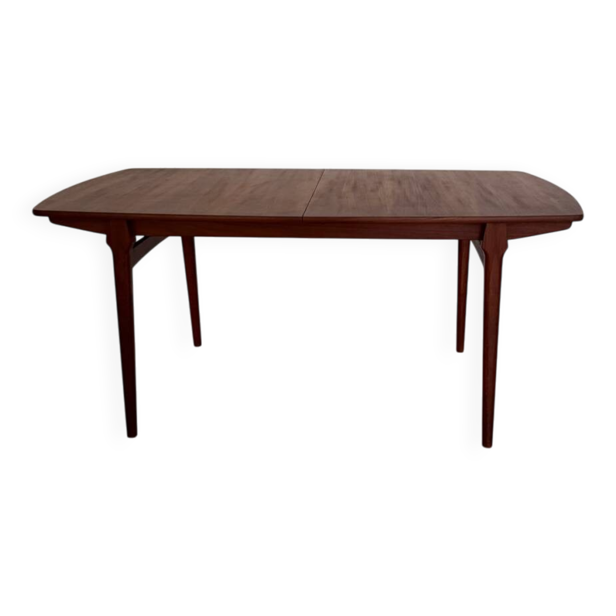 Vintage teak Scandinavian extendable dining table
