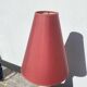 Cone-shaped ceramic lamp signed Le Dauphin