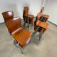 Lot 22 chairs obo eromes honey, 70s, holland