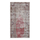 4x7 Red & Cream Vintage Area Rug 126x236Cm SK 17738