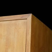 Bright Art Deco wardrobe (1930s). Made of fruitwood.