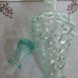 Carafe glass shape bunch of grapes