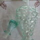 Carafe glass shape bunch of grapes