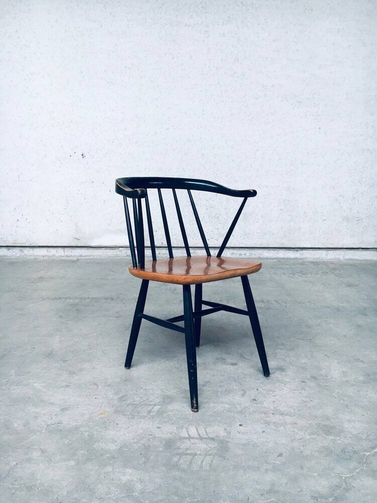 Set of Mid-Century Modern Fanett Armchairs, Denmark, 1950s