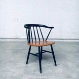 Set of Mid-Century Modern Fanett Armchairs, Denmark, 1950s