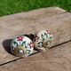 Retro door knobs in genuine sandstone