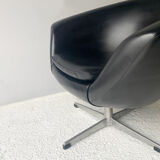2 mid century Swedish 1960’s swivel ‘pod’ chairs by Overman (Price for 2)