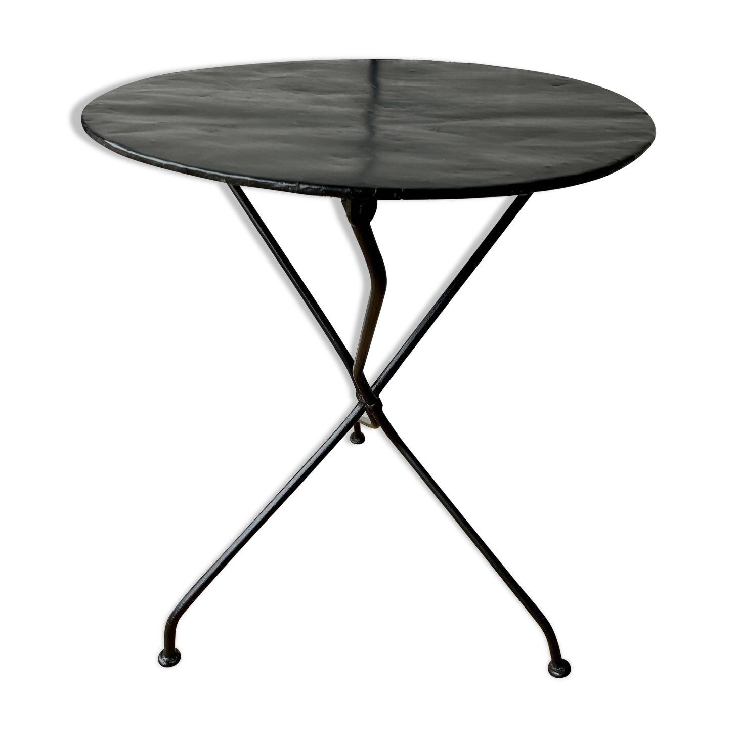 Iron pedestal table