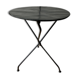 Iron pedestal table