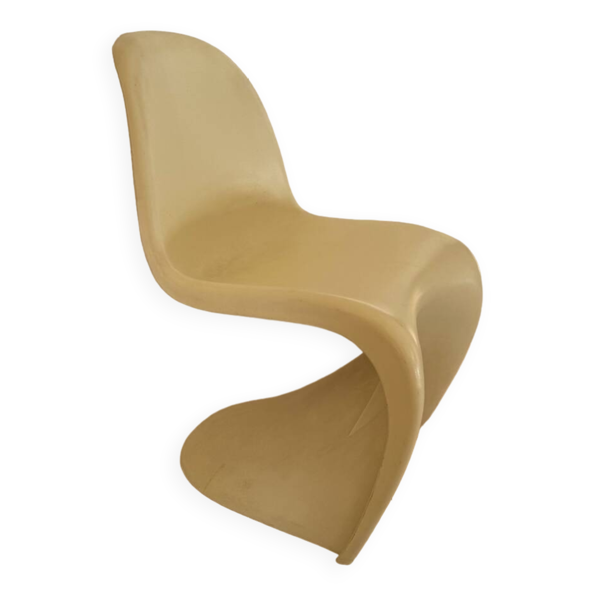 Panton style plastic designer chair