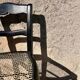 Small black antique chair