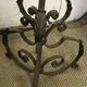Art Deco wrought iron floor lamp base from the 1930s