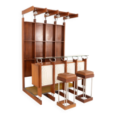 Rare Italian Bar Unit with Stools