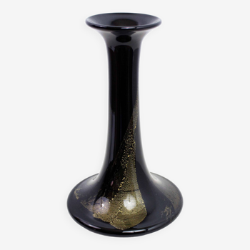 Theresienthal black and gold vase 1970