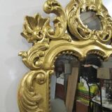 Miroir ancien en bois doré