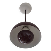 Suspension FlowerPot metal plum / Ø 23 cm - By Verner Panton, 1968