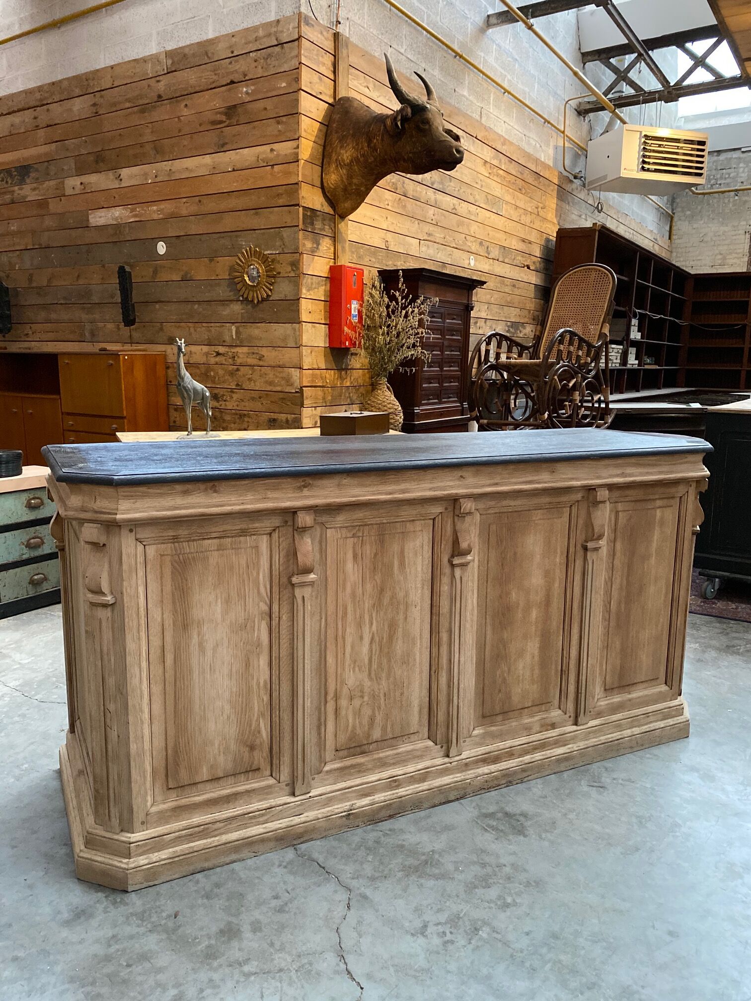 Oak counter