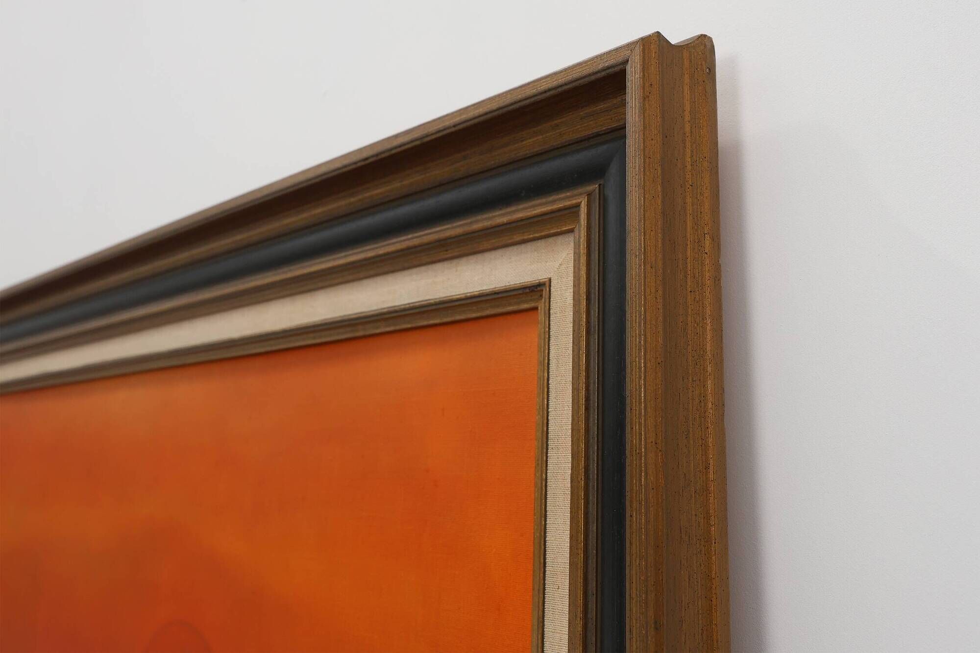Mid-century Modern painting by Mia Duprez, Belgium, 1970