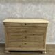 Grande commode ancienne bois massif aérogommé