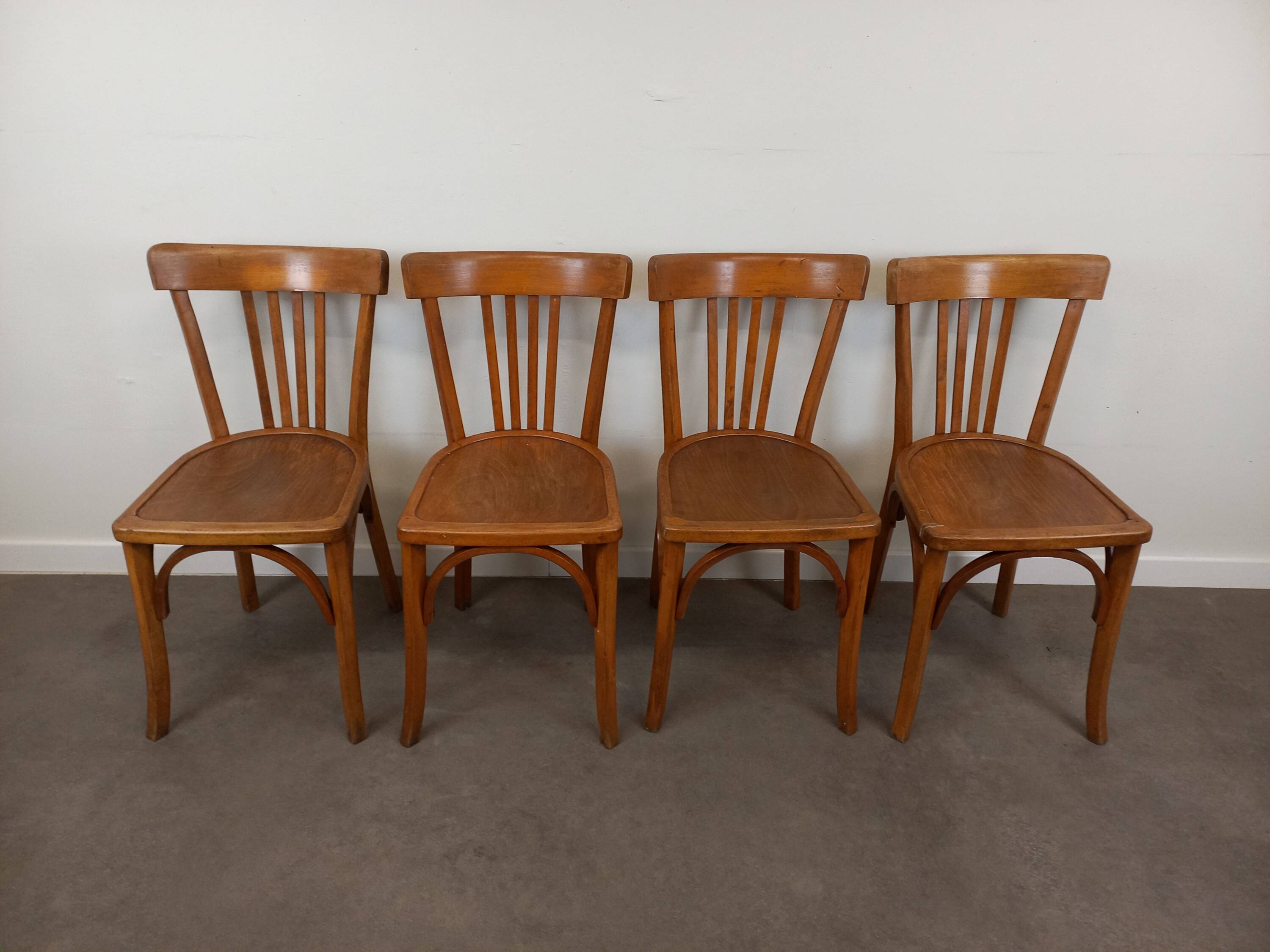 Chaises bistrot Luterma, set de 4