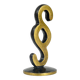 Brass sculpture of a paragraph by Walter Bosse for lawyer, Herta Baller, Austria, 1950s.