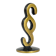 Brass sculpture of a paragraph by Walter Bosse for lawyer, Herta Baller, Austria, 1950s.