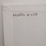 Signed abstract painting