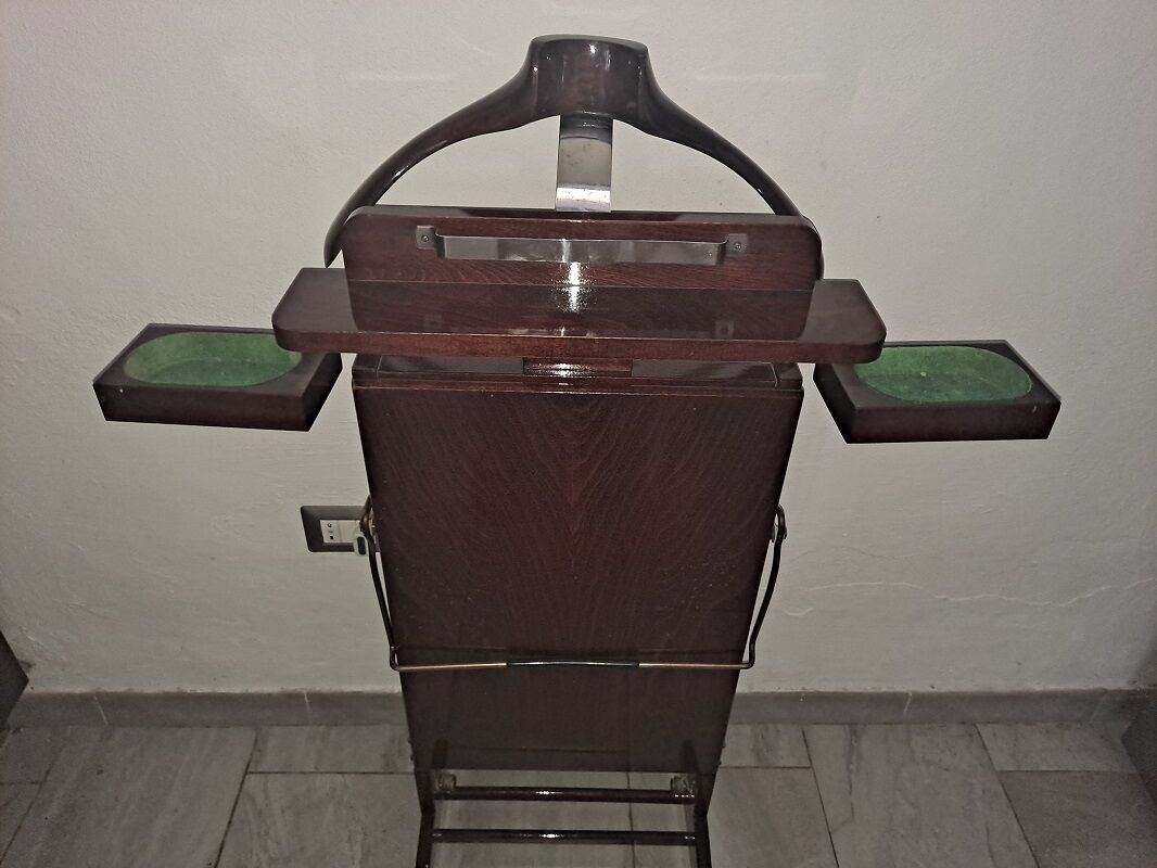 Super Mahogany Italian Designer Night Valet Dressboy