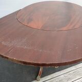 English regency oval table from 6 to 12 guests
