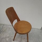 Baumann chair, "Mondor" model, vintage bistro, 1950s