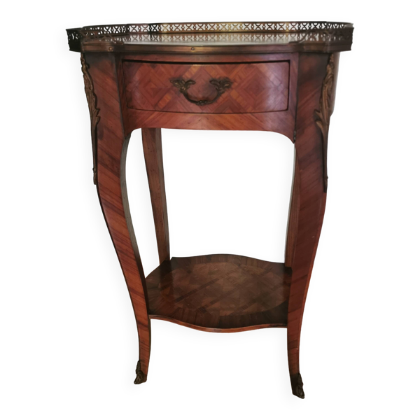Table d'Appoint en Marqueterie de Palissandre