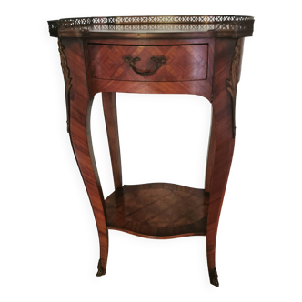Rosewood Marquetry Side Table