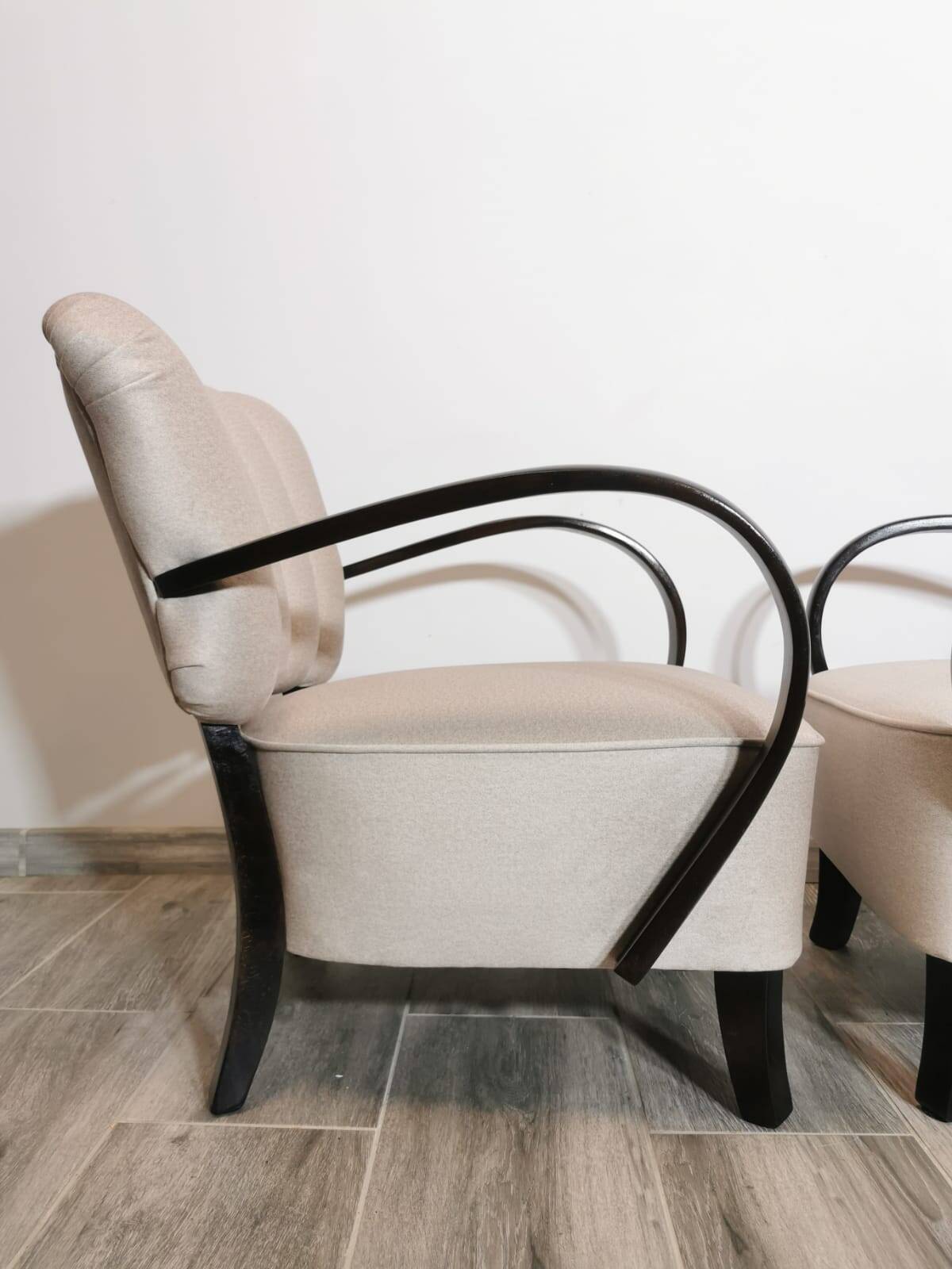 Armchairs by Jindřich Halabala, 1950s, Set of 2