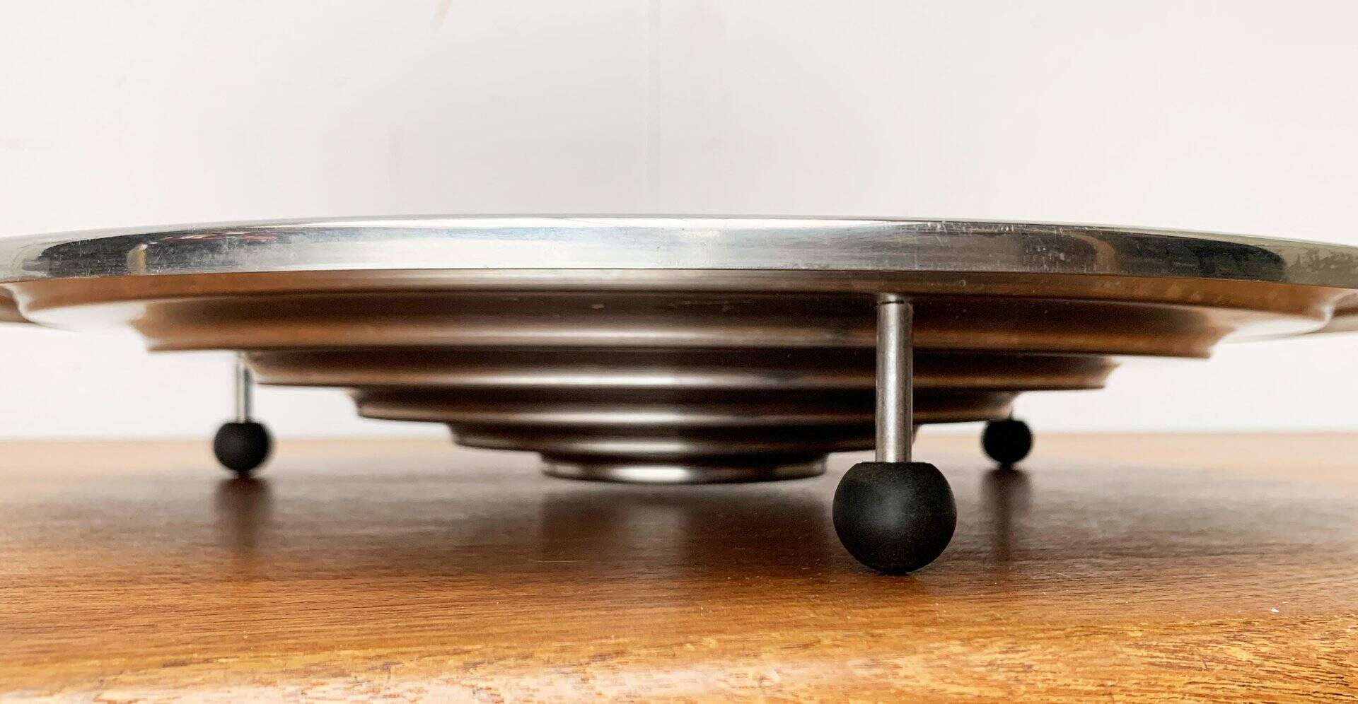 Large postmodern Danish metal bowl by Menu, 1980s.